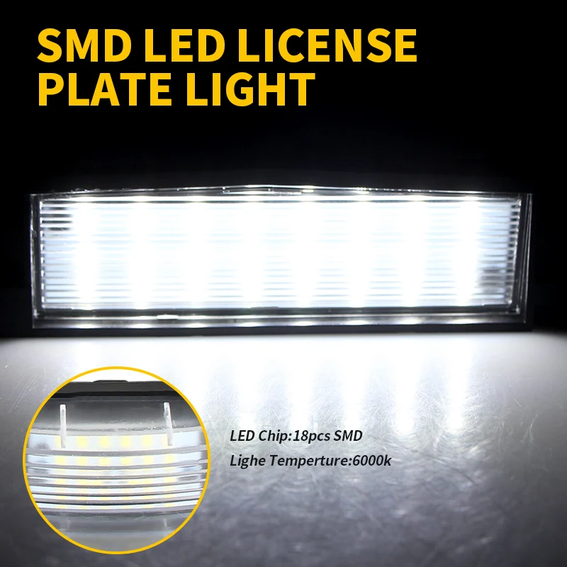 2Pcs LED Anzahl Kennzeichen Licht Für Toyota Rav4 MK3 XA30 2006 2007 2008 2009 2010 2011 2012 Für Lexus SC 430 2002-2005 – Detail 3