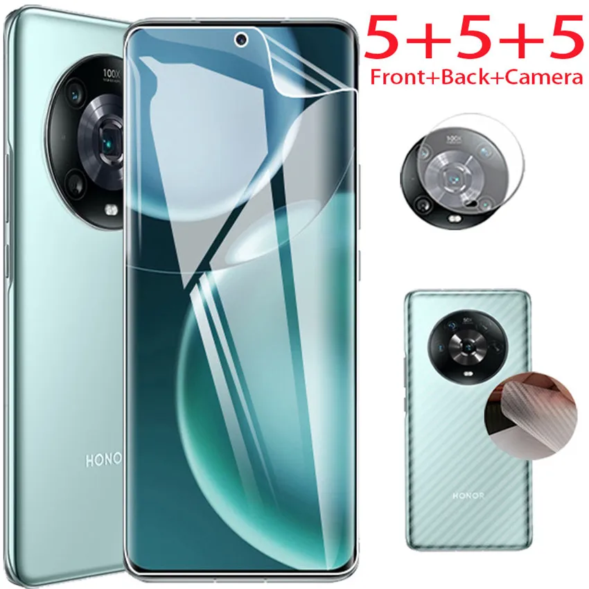 Pellicola Idrogel Honor Magic4 Pro 5G Pellicola Salvaschermo Honor 50 Pro Non Vetro Honor Magic4 Ultimate X7 X8 X9 4G Pellicola Posteriore Honor 50 Li