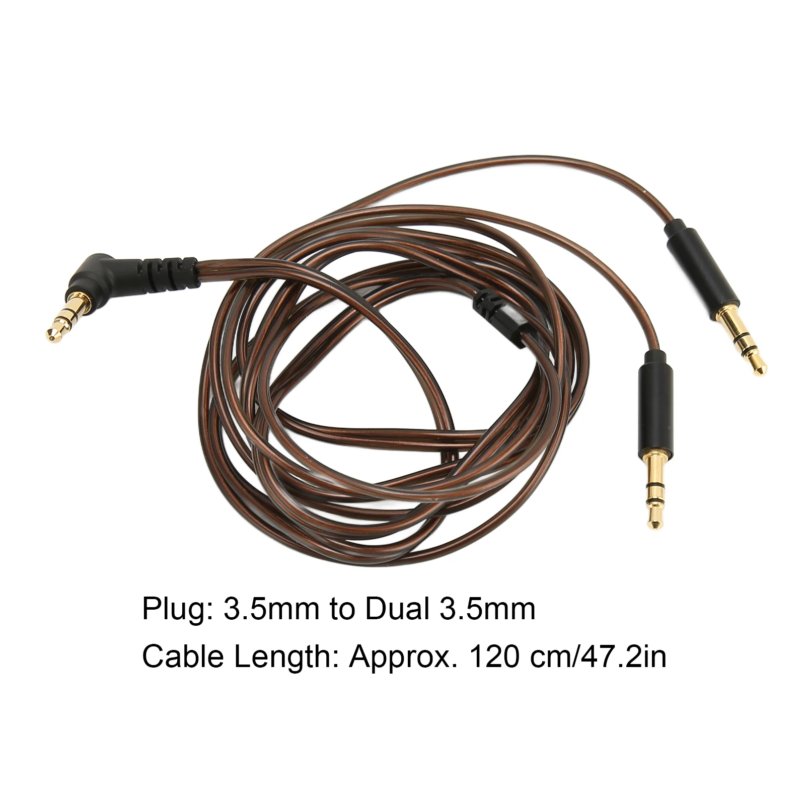 3.5mm to Dual 3.5mm Jack Male Cord OFC  Headphone Upgrade Cable for Hifiman Sundara for Arya for Ananda Headphone Cable