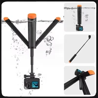 BSLIUFANG underwater buoyancy pole extendable selfie stick tripod suitable for GoPro Insta360 DJI OSMO sports camera accessories