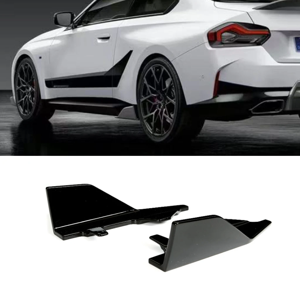 

Car Side Bumper Lip Spoiler Splitter Scratch Protector Winglets Side Skirt Extension For BMW 2 Series G42 Coupe 2 Door 2021-2024