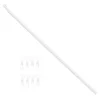 Chains Venetian Blind Rod Window Curtain Hooks Double Accessories White Pp Sheer 1