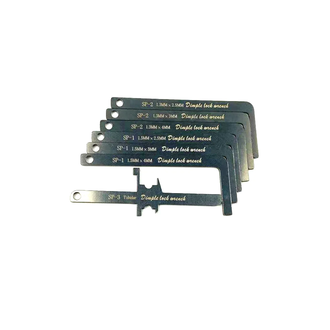 Lock Pick Tools Locksmith Lock Pick Tension Wrench Tool Push Rod for Lock Stainless Steel Hard Tension Bars Lock Picks