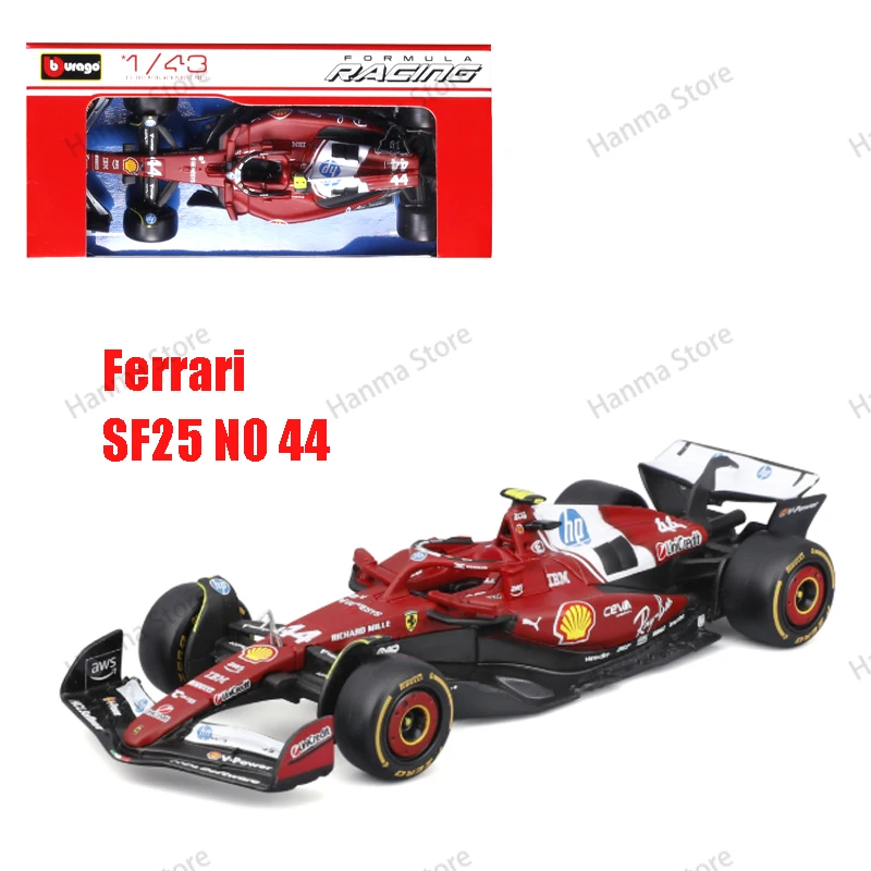 New 2025 F1 Diecast Model Car - 1:43 Alloy Miniature Collectible