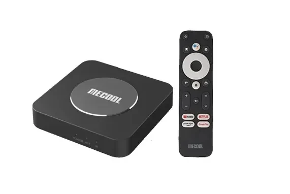 Фото [Подлинный] Mecool KM2 Plus/Роскошная стандартная Смарт ТВ-приставка 4K, сертифицированная Google Netflix, 2/4 ГБ 16/32 ГБ, Φ WF6 USB3.0 100/1000M LAN №4