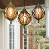 Vintage LED Pendant Lamps Antique Outdoor Balcony Courtyard Villa Pavilion Grape Waterproof Pendant Lights Walkway Hanging Lamp 6