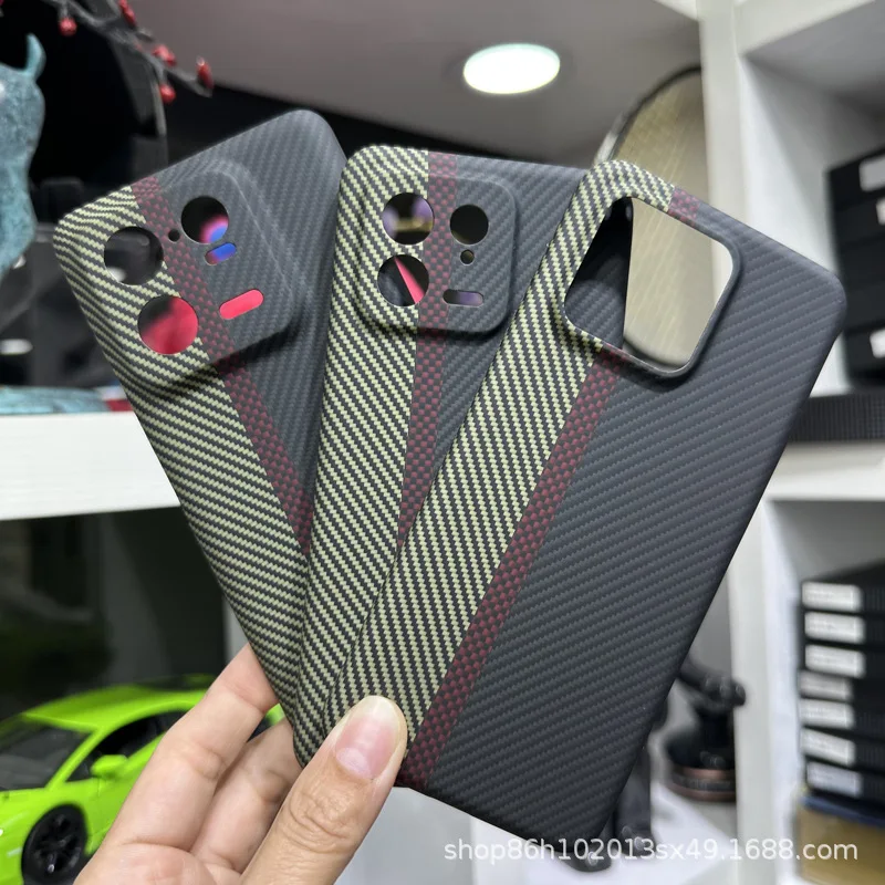 Custodia Protettiva In Fibra Di Carbonio Kevlar Per Xiaomi 13 14 Kevlar All-Inclusive Ultrasottile Per Custodia Anti-Caduta Opaca Xiaomi 13Pro