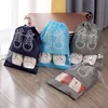 5pcs/set Shoe Storage Bag With Thickened Non-woven Fabric Strap Mouth Large Capacity Travel Waterproof Shoe Bag Moistureproof 1