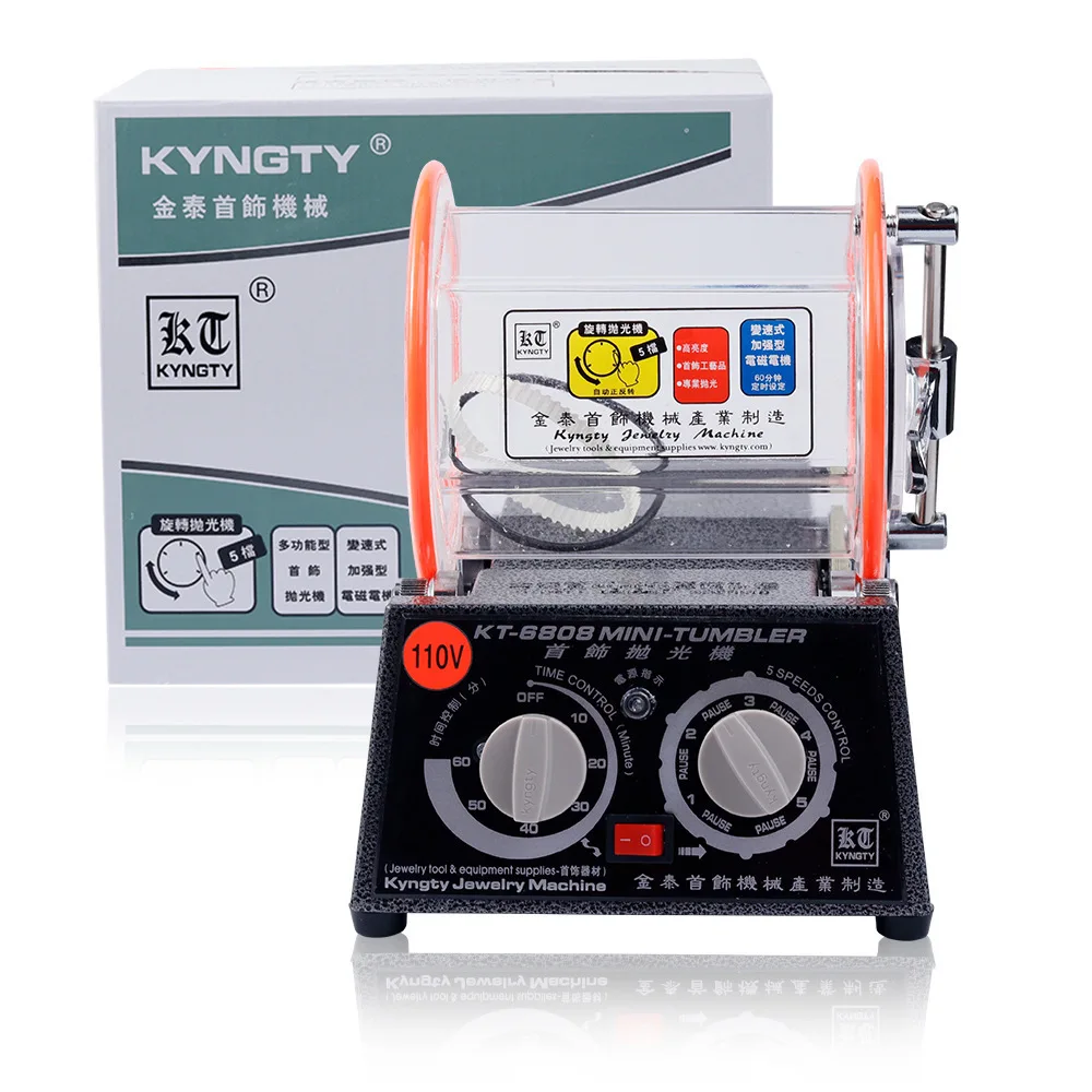 Drum Polishing Machine, Jewelry Rotary Tumbler, Mini-Tumbler, Polishing Machine, 3kg