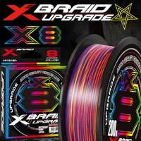 יפן מקורי Xbraid Upgrade X8 ססגוני 2024 חדש חוזק רב חוזק רב חוט דיג 1000M/500M/300M חוט דיג מלוח סופר חלק עמיד בפני שחיקה 1