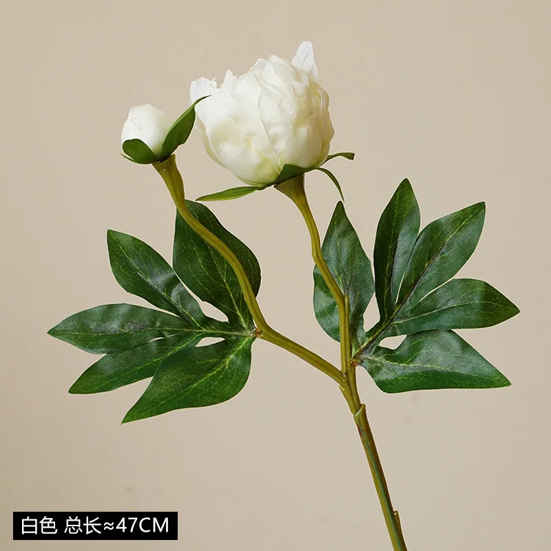 European-Style  Simulated Peony Mini Artificial Fake Flower Retro Small Peony Silk Flower Art Arrangement Home Party Decor