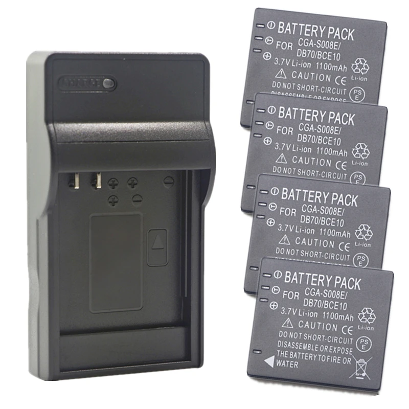 Li-ion Battery Pack For Ricoh Caplio R6 R7 R8 R10 CX1 CX2 DB-70 BJ-7