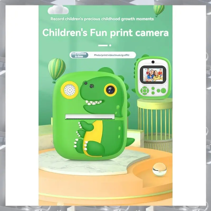 Hot Selling-Kids Camera Instant Print Mini Printer 2.4 Inch Screen 12MP 1080P HD Video Camera Kids Instant Digital Camera,Kids C