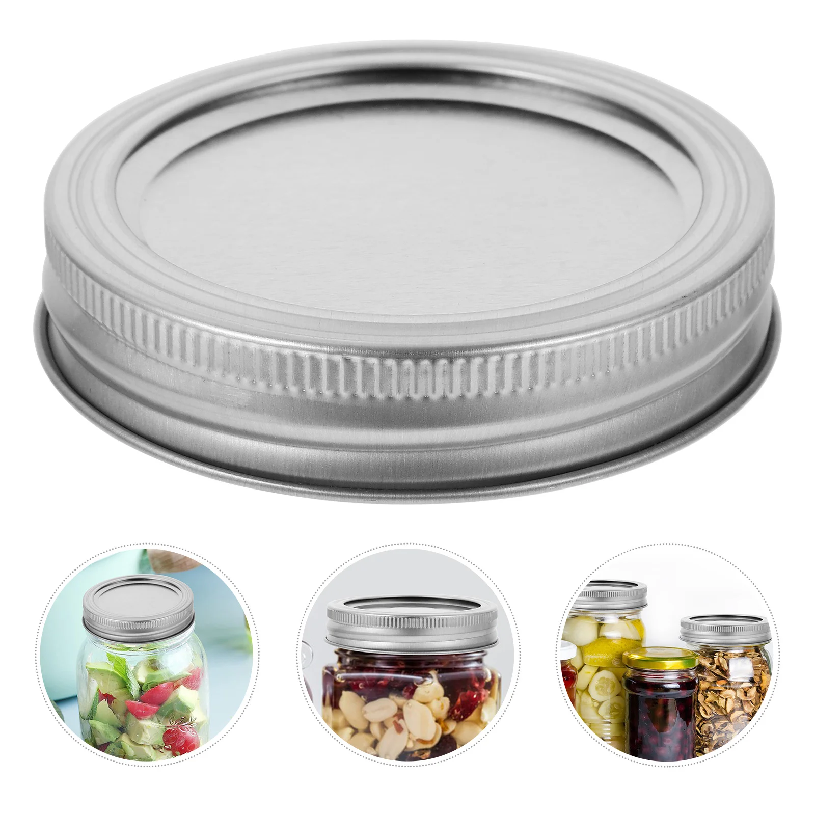 

12 Set Reusable Canning Lids Anti- Kerr Jar Convenient Covers Practical