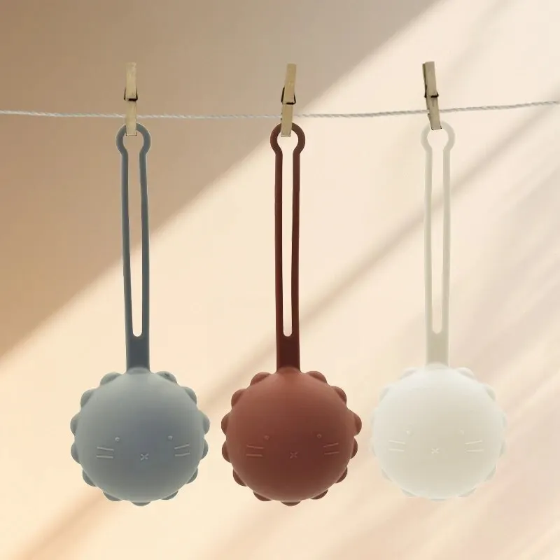 Silicone Teether 1 PCS Food Grade Silicone Teething Comfort Teething Glue Baby Portable Hand-eating Baby Toys Can Be Cooked