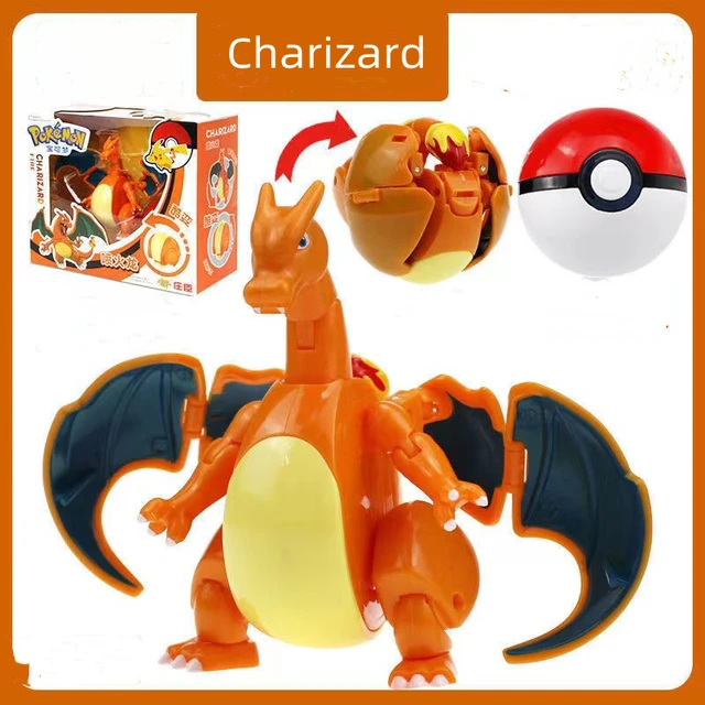 1pcs Brinquedos Pokemon de transformação Figuras De Pokemon Caixa De Anime  Figura Pikachu Bolso Monstro Brinquedo - Escorrega o Preço