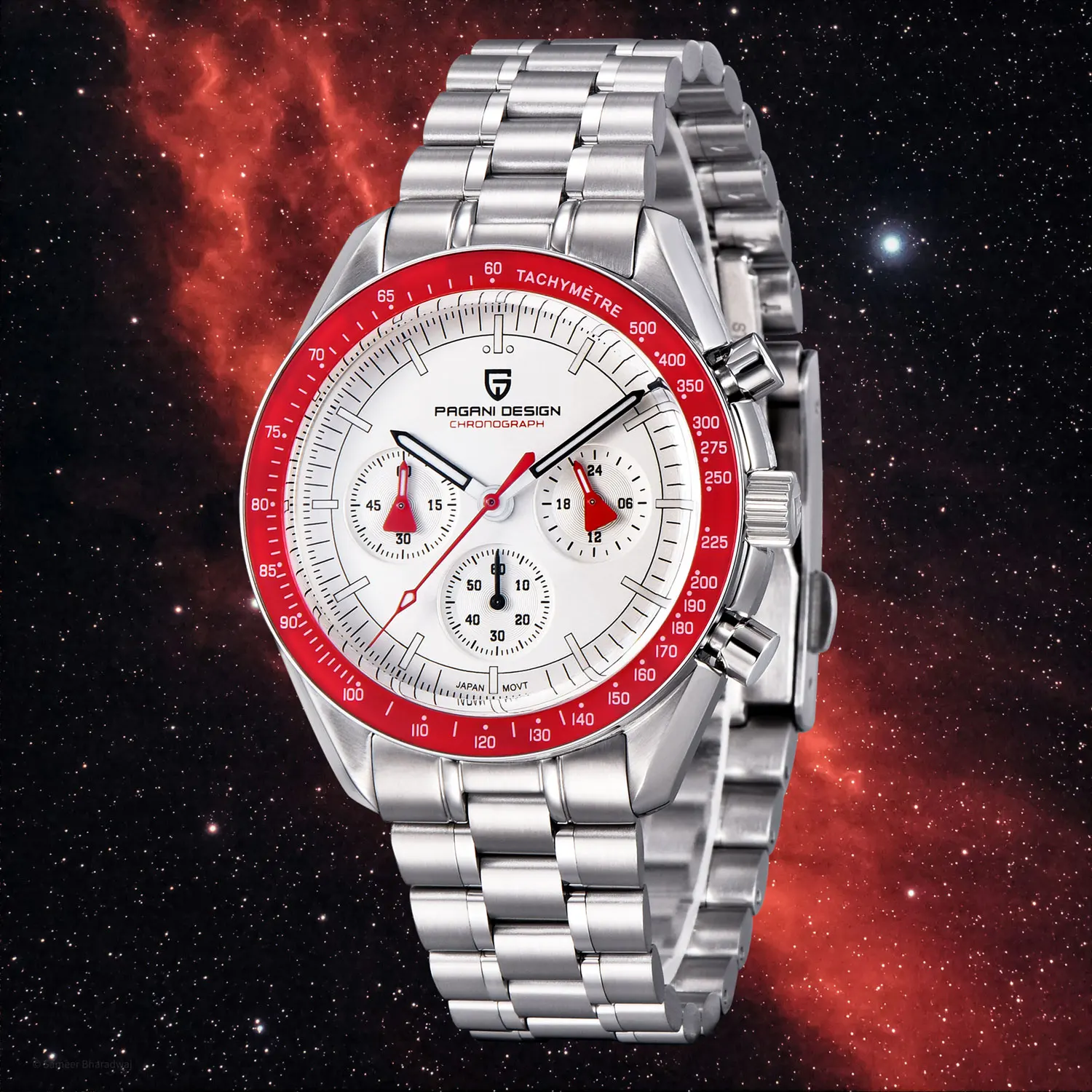 Pagani Design Watches Ak Project Watch For Man Luxury Quartz Orologio Da Polso Per Uomo Ar Sapphire Automatic Date Speed Chronograph