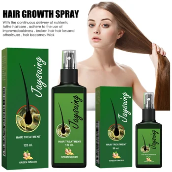 Hair Growth Spray Ginger Massage Scalp Damaged Treatment Solution Nourish Roots Fast Grow Anti Hair Loss Serum Beauty Health 1