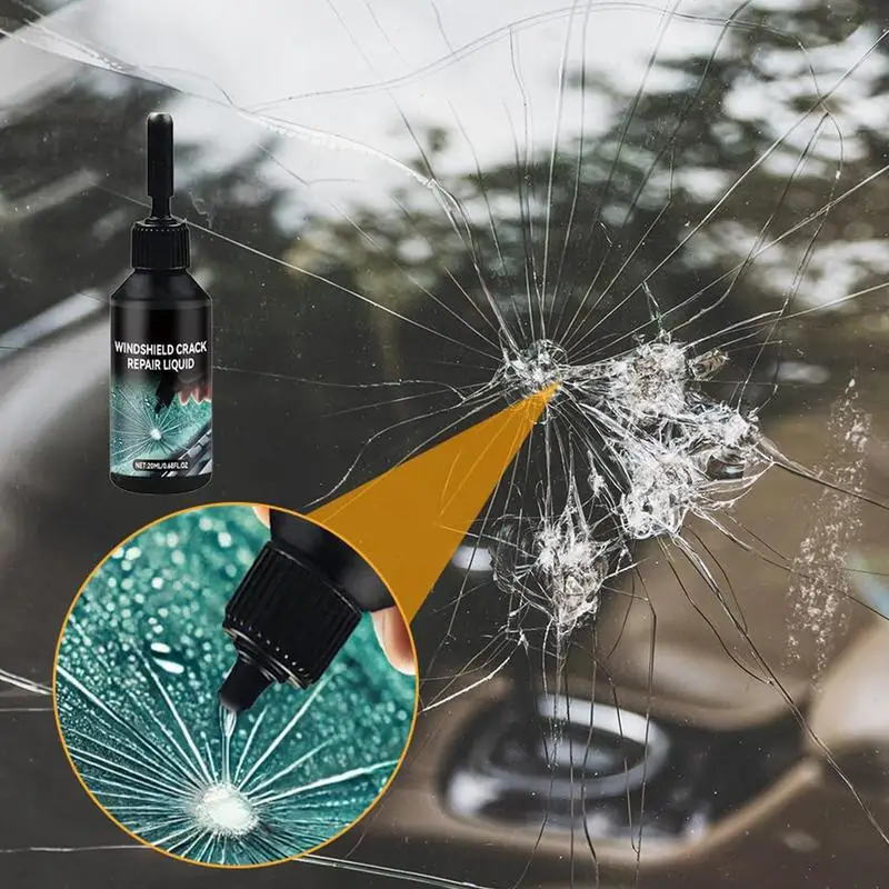 2025 Car Windshield Repair Kit For Scratches, Cracks And Chips Glass Repair Vehicle Windows Fix Tools