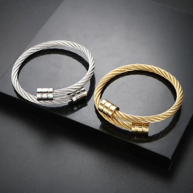 Cable Twist Bangle II [3 Variants] – Tasseti