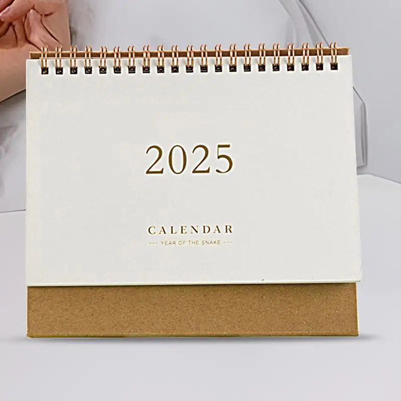 - simple style Table Desk Calendar Table Calendar Desktop Decoration Creative Coil Planning
