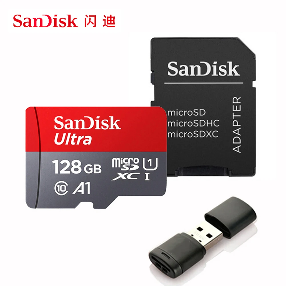 Sandisk Ultra Micro SD 128 GB 32 GB 64 GB 256 GB 16G 400 GB Micro SD ...