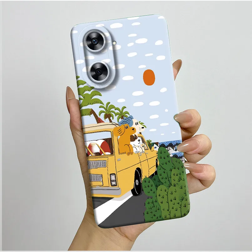 Aesthetic Flowers Silicone Soft Protective Phone Case