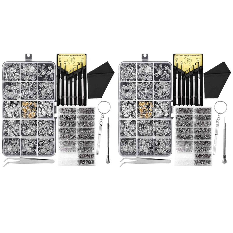 

Акция! Набор для ремонта очков и солнцезащитных очков, Женский комплект и носоупоры с 12 отвертками и 6 инструментами для глаз