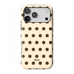 Y2K Swag Retro Polka Dots Double - Layer Phone Case for iPhone 14 Plus (FLR - 392HKX135A5)