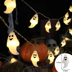 Halloween LED Battery - Powered String Lights with Spooky Shapes - 1.5m 10 light (Ghost)