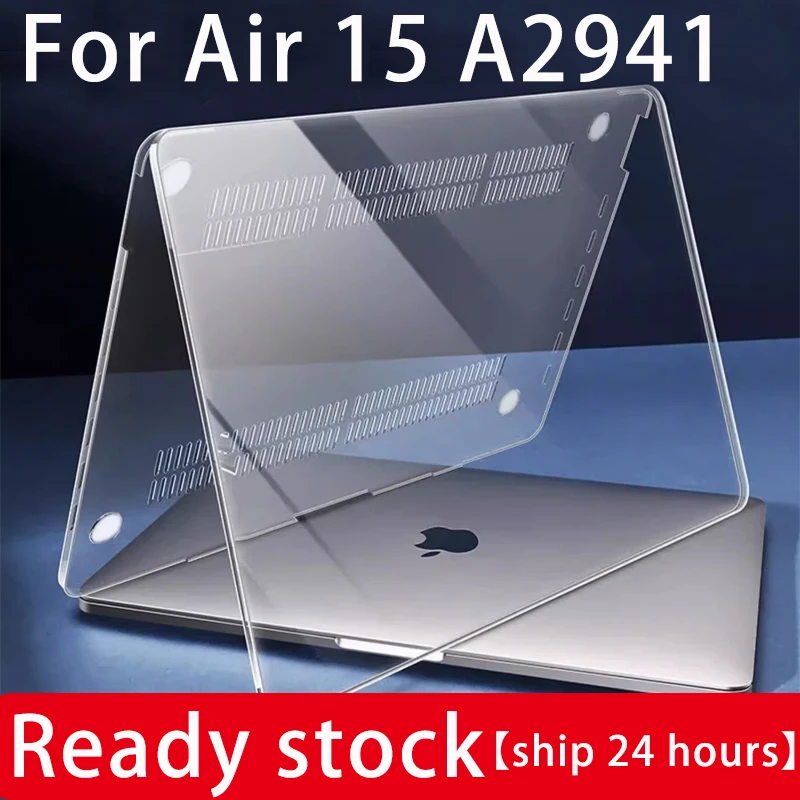 Custodia Per Macbook 2023 Air 15 M2 A2941 Custodia Rigida In Plastica Trasparente Air 15.3 Pollici
