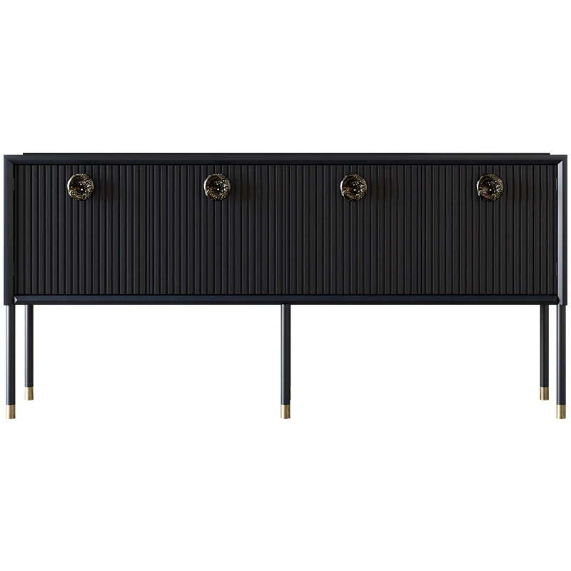 

New Chinese Style Sideboard For Dished Modern Light Luxury Hallway Decoration Cabinet Villa Living Room Locker Buffet Furniture
