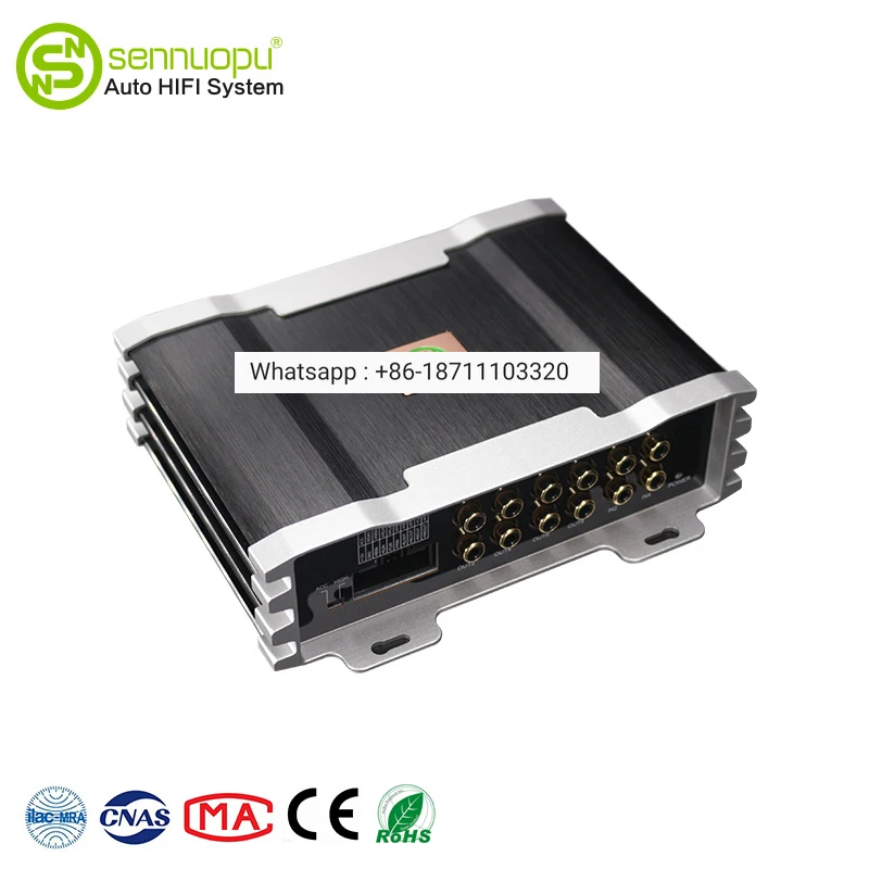 

X10B Korea Audio Stereo Subwoofer Amp 8 Channel Dsp Digital Designs Processor Sound System 4Ch Power Car Amplifiers