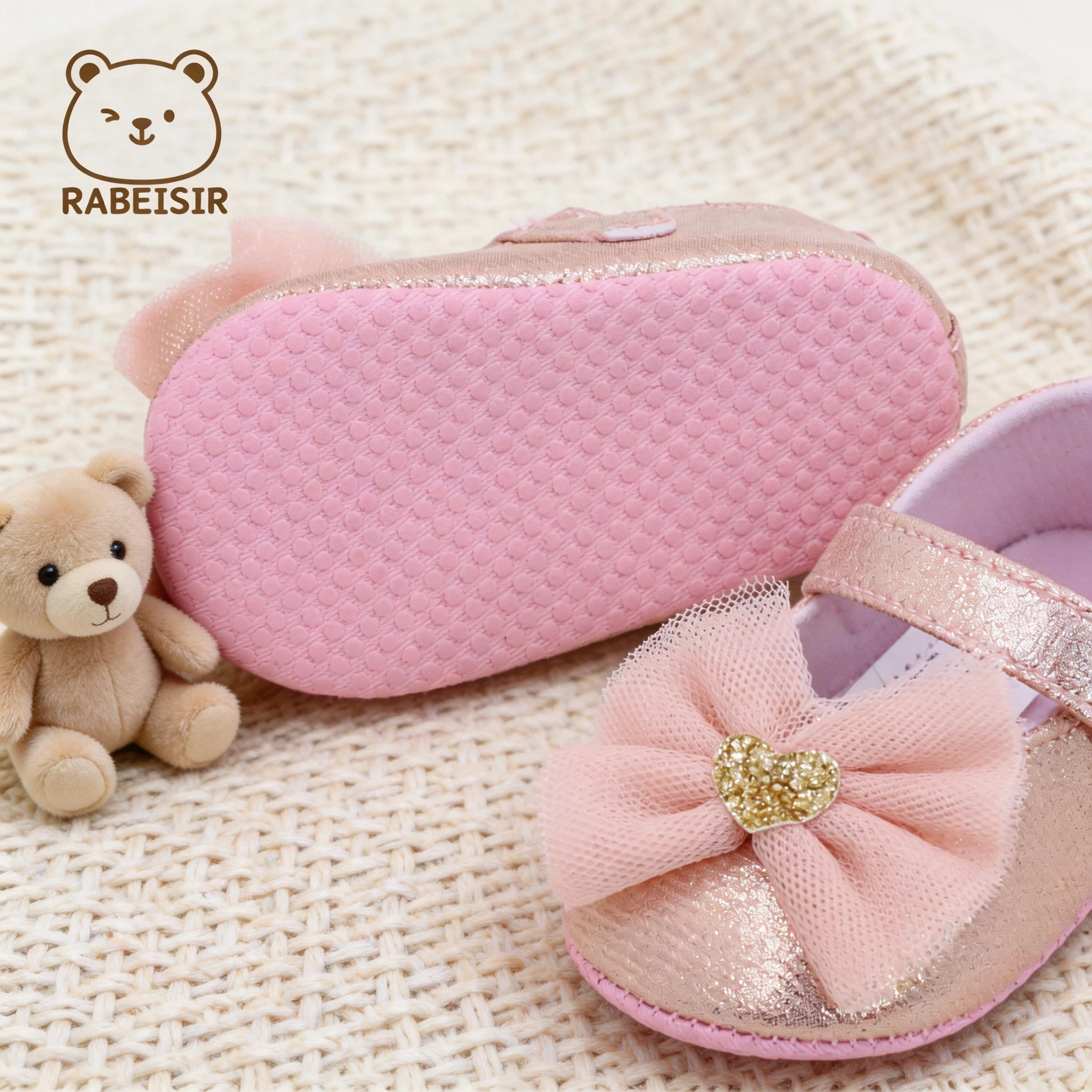 Baby Step Shoes Baby's First Pair of Toddler Shoes Baby Shoes Breathable Non-slip Girls Fashion Shoes Princess Lace Style - 6