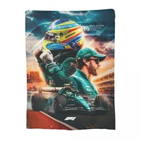 Fernando Alonso Throw Blanket Fleece Bedding Throw Blankets Cozy Lightweight for Couch Bedding Throws 2