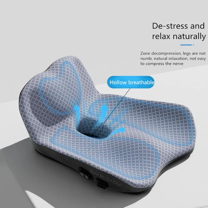 Seat Cushions For Office Chairs,memory Foam Coccyx Cushion Pads For  Tailbone Pain,sciatica Relief Pillow,correct Sitting Posture - Massage  Cushion - AliExpress