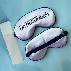 Luxurious Embroidered Silk Sleep Mask - Soft Blackout Blindfold with Adjustable Strap for Ultimate Comfort (Purple)
