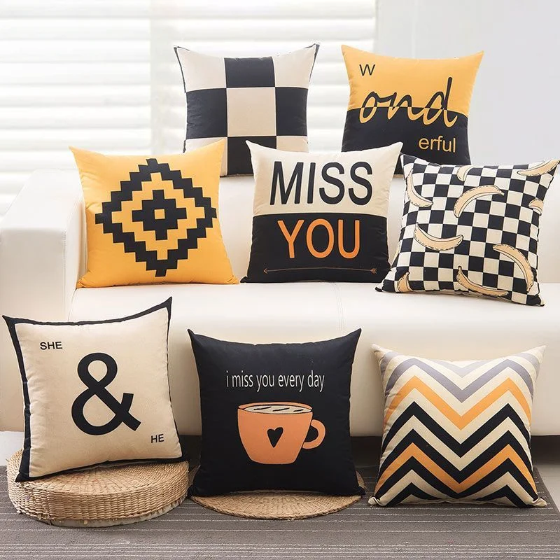 

Скандинавский чехол для дивана Автомобильная поясная подушка для девушки Милая офисная подушка для поддержки талии для послеобеденного сна прикроватная подушка