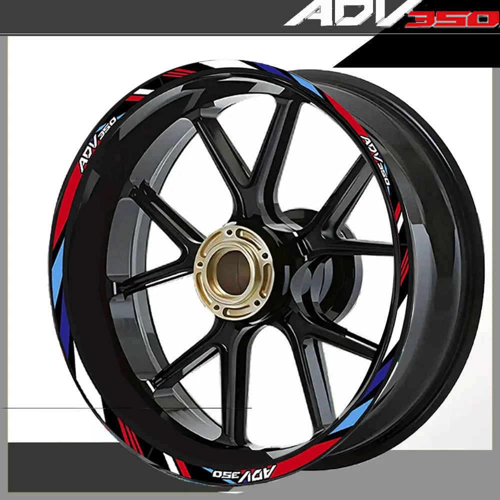 For Honda ADV350 Wheels Sticker Protector Set Rim Reflective Decals ...