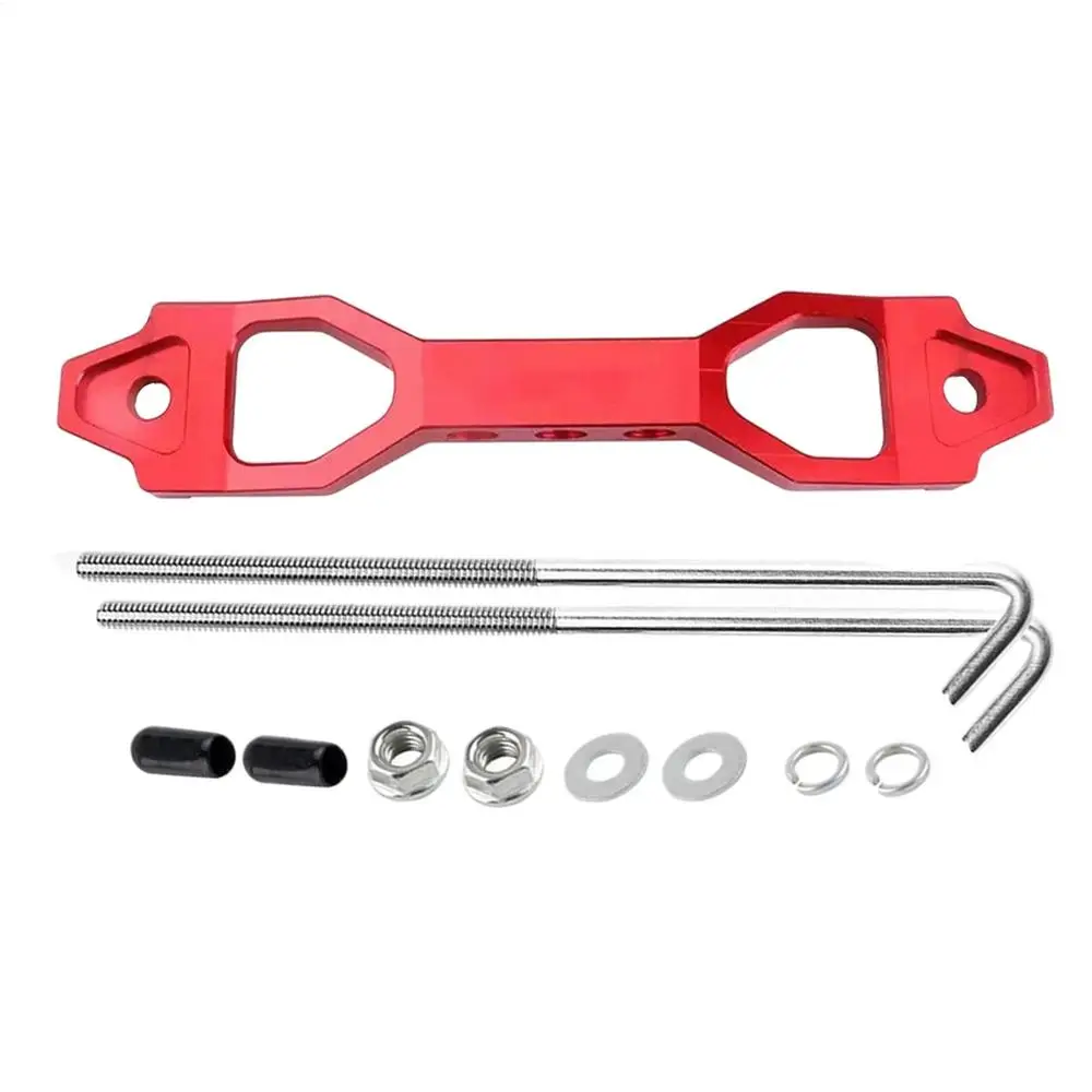 200/250mm Battery Tie Down Bracket Aluminum Car Accessories Space-Saving Battery Trays Automotive Replacement Mount for Vehicles