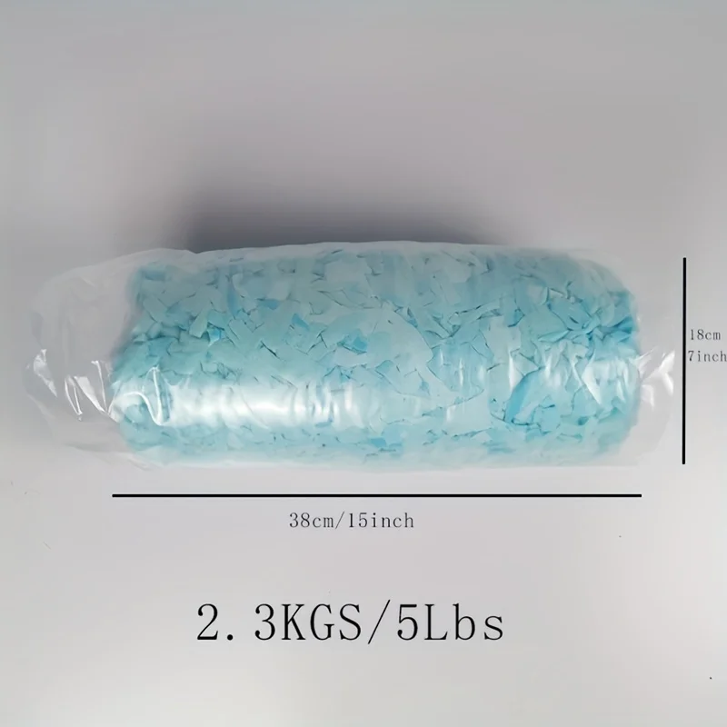 2.2KGS/5lb Bean Bag Filler Shredded Memory Foam Fill for Bean Bags Pillows Chairs Crafts, Bag Refill Replacement Fills