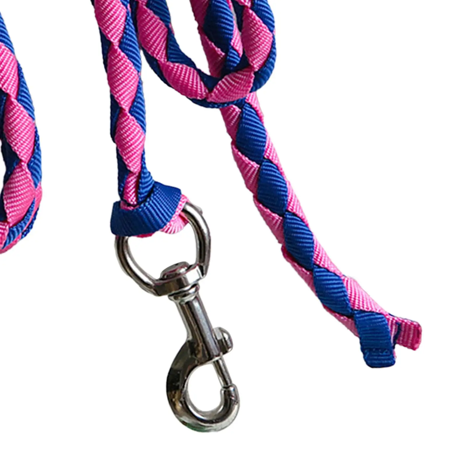 Horse Lead Rope with Bolt Snap Swivel Buckle Braided Horse Rope for Leading Training Horse, Pet, or Sheep
