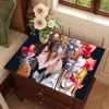 Genshin Impact Zhongli Kitchen Drainage Mat Retro Style Dish Drying Pads Absorbent Placemats Drainer Tableware Mats Accessories 4