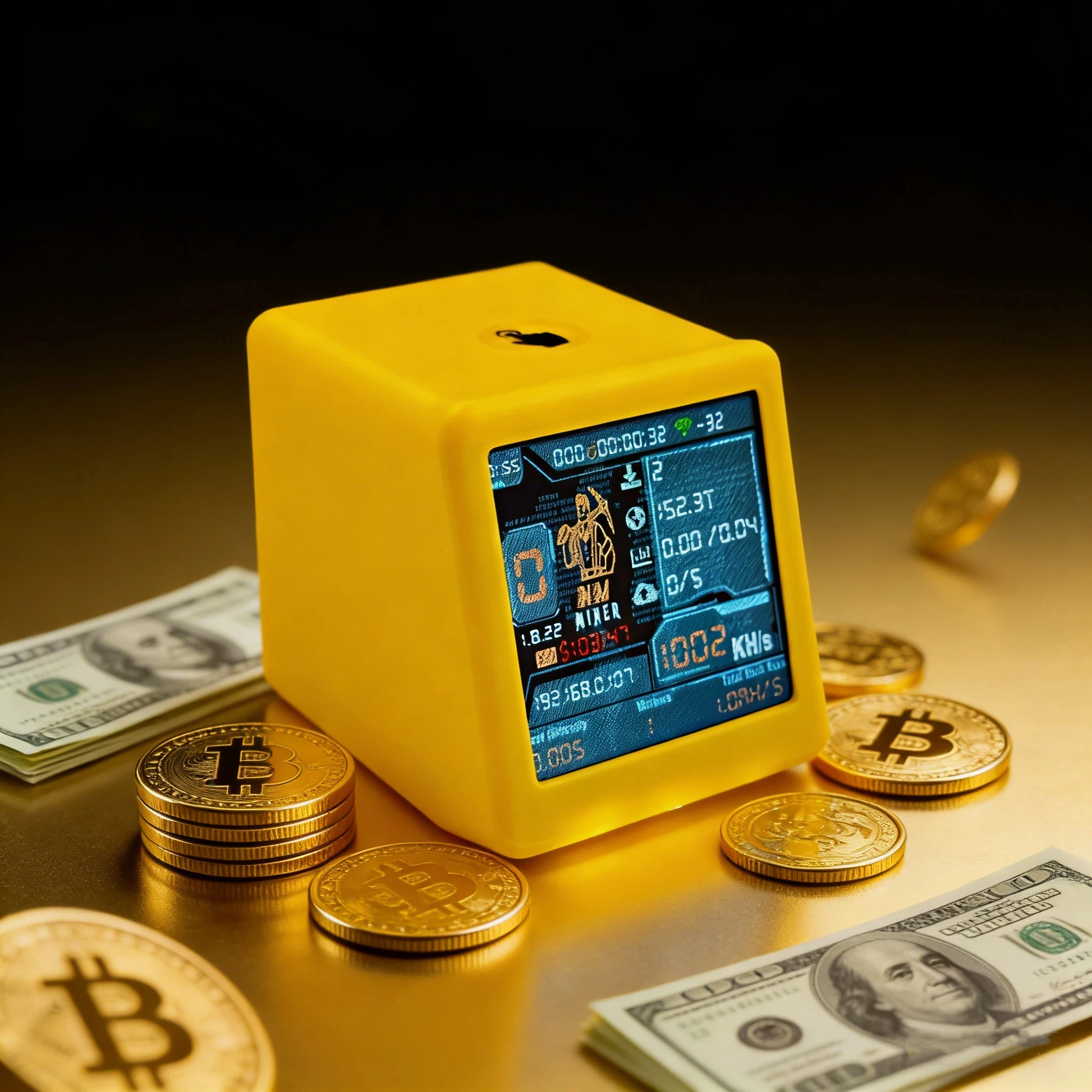 NMMiner coloré Smart TV 1000KH/s Bitcoin Miner ESP32 BTC SOLO loterie  horloge de bureau silencieuse-cadeau intelligent pour les passionnés de  technologie - AliExpress