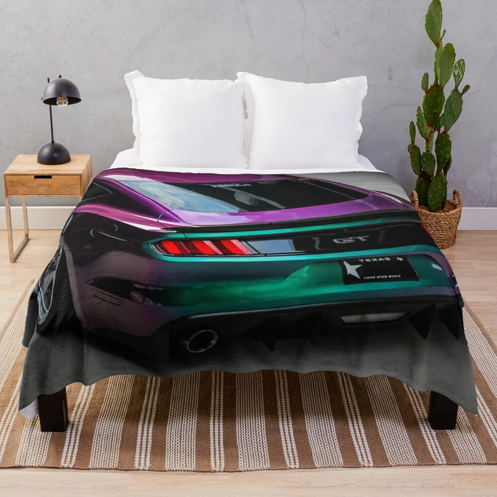 

Mustang GT Throw Blanket Shaggy Summer Giant Sofa Sofas Blankets