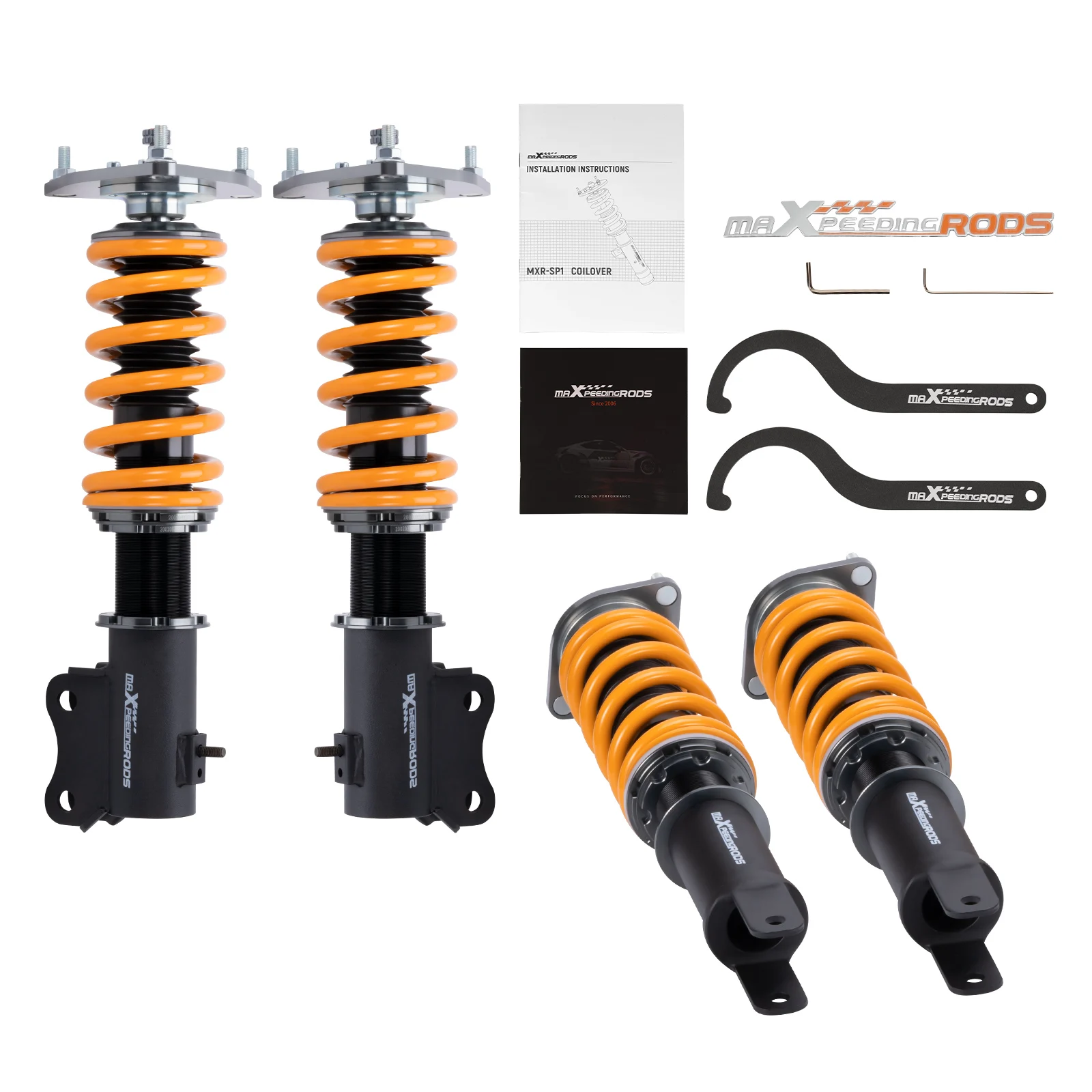 

MaXpeedingrods 24 Way Damper Coilovers For Mitsubishi Lancer EVO 7 8 9 CT9A Shock Absorber Height Adjustable Shocks Spring Strut