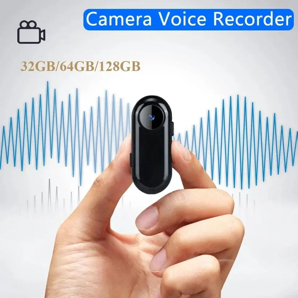 MiniVideoAudioVoiceRecorderEspiaSmallCamera720PBodyCamDashcam