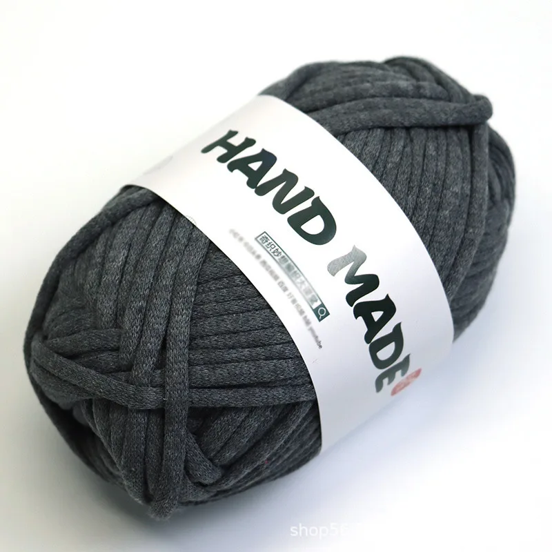 100g Core Spun Yarns 5mm Thick Abrasion-Resistant Cotton Nylon Blended Yarns DIY Crocheting Handbag Yarns 5