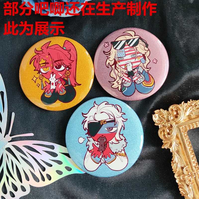 Anime KeyChain Women CountryHumans Key Chain for Men Key Ring Acrylic Car  Keyring Party Pendant Japan Cos Girls Gift - AliExpress