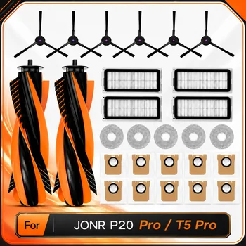 Compatibile Per JONR P20 Pro / T5 Pro Robot Aspirapolvere Pezzi di Ricambio Principale Spazzola Laterale Filtri Mop Pad Accessori di Ricambio